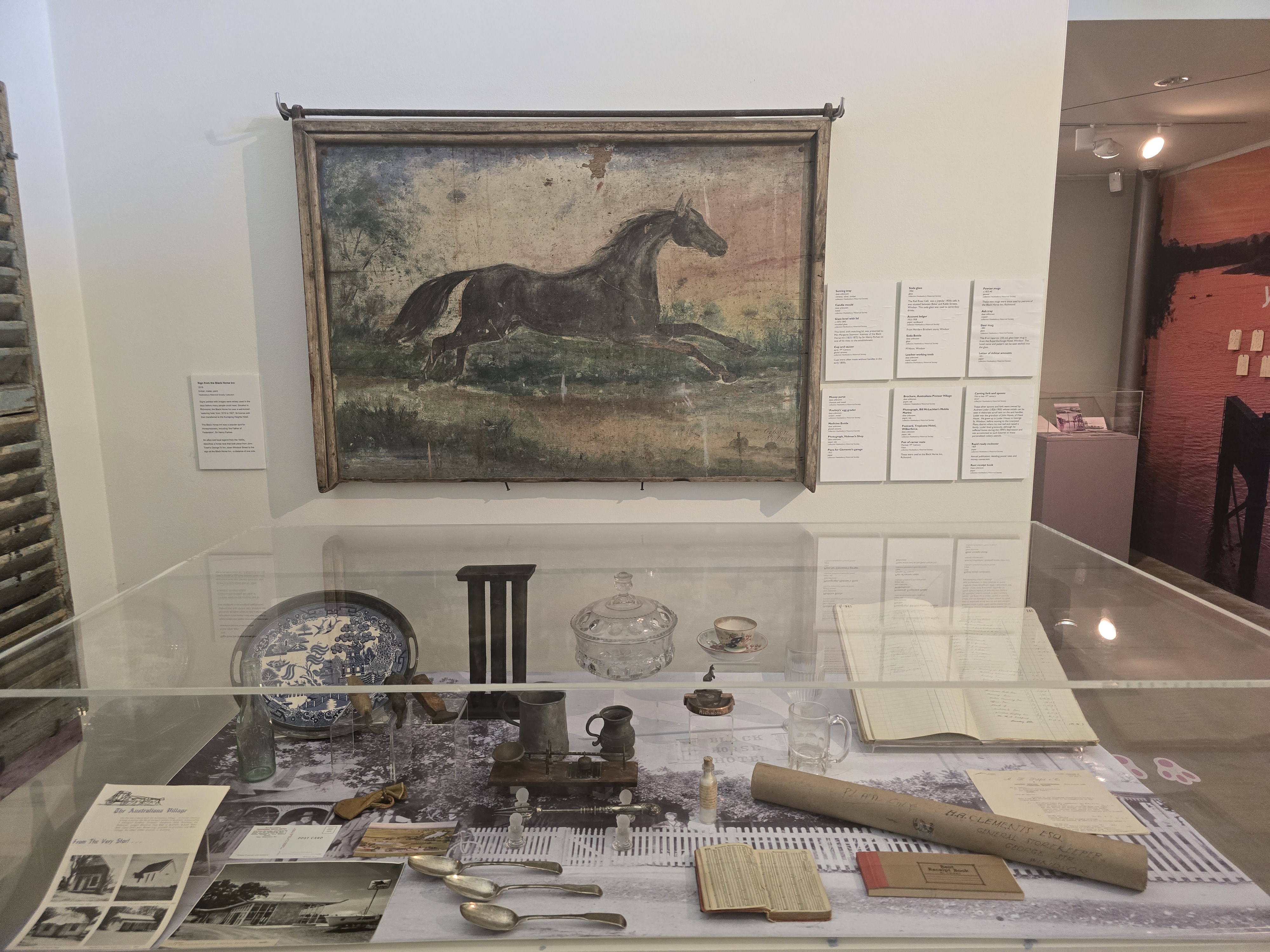 Interpretive panel explaining the formation of the Hawkesbury River and Aboriginal perspectives of place